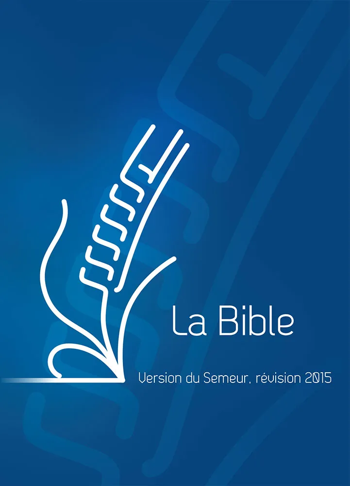 Bible Semeur rigide bleu illustrée