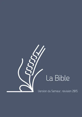 Bible Semeur rigide lin bleu