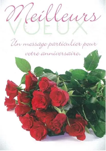 Livret meilleurs voeux - Un message pour votre anniversaire