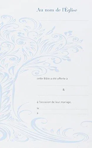 Livret de mariage - Au nom de l'église - Moyen Format