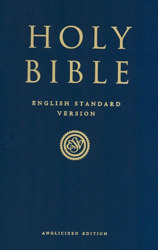 ESV Bible gift & award black anglicised
