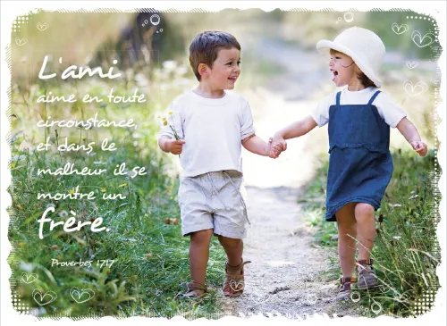 Magnet - L'ami aime en toute circonstance Pr. 17:17