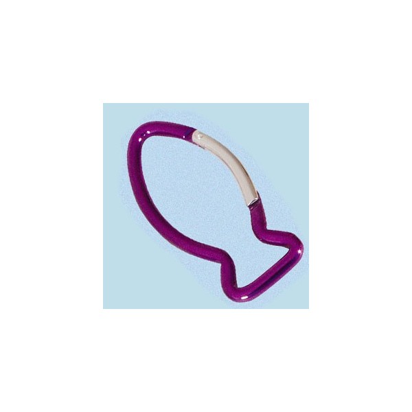 Mousqueton violet ICHTUS