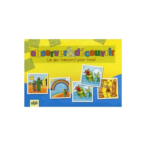 Jeu Memory - Observer et découvrir