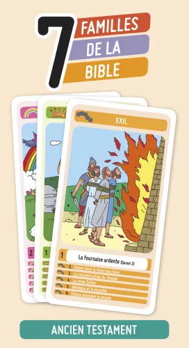 Jeu de 7 familles de la Bible - Ancien Testament