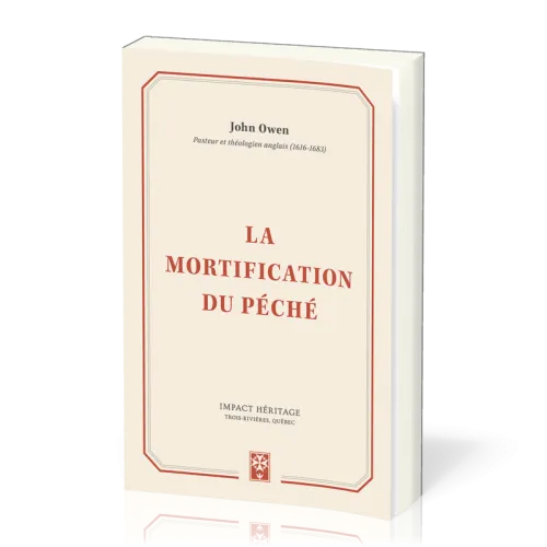 Mortification du péché, La