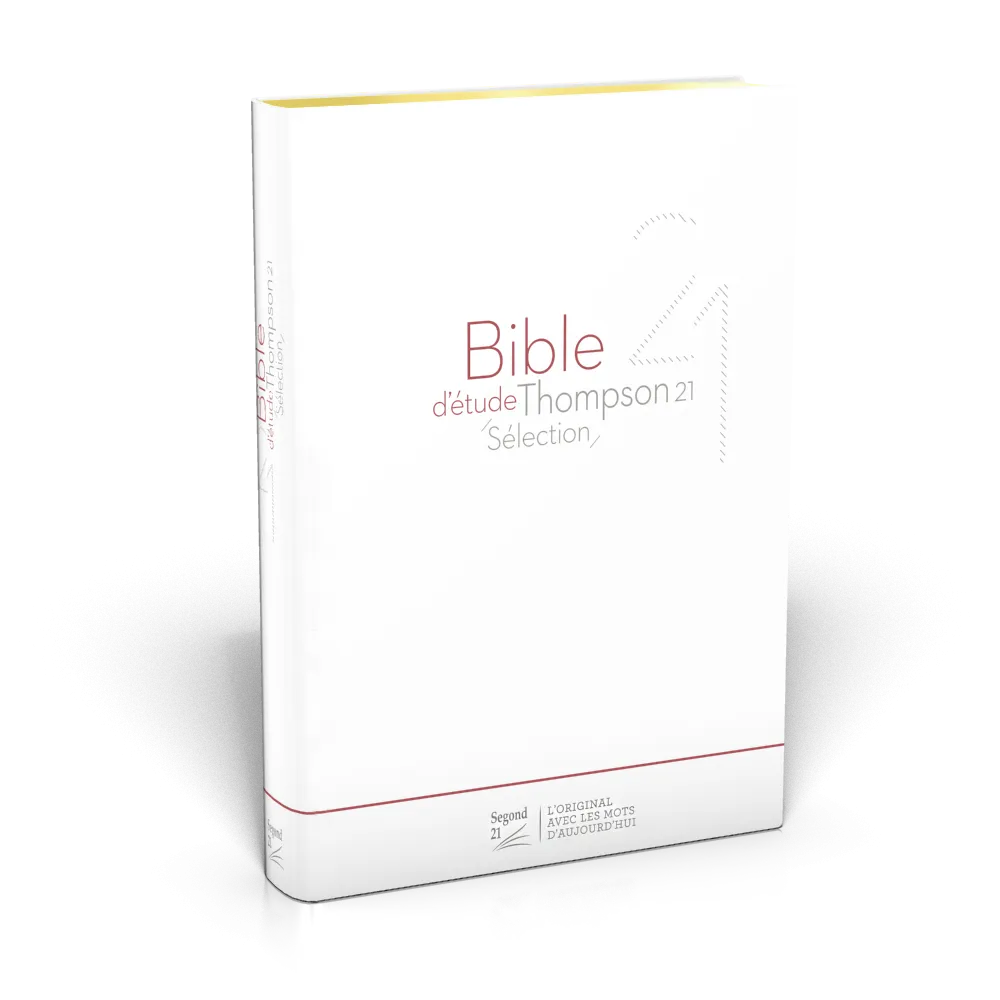 Bible SG21 Thompson souple blanc or