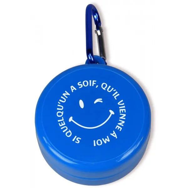 Verre de voyage bleu