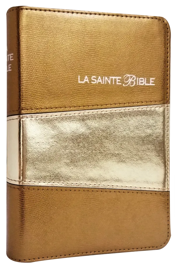 Bible Segond 1910 duo dorée or