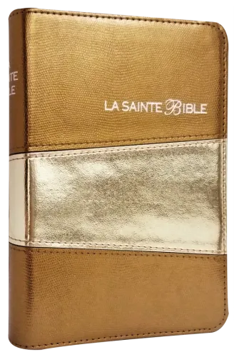 Bible Segond 1910 duo dorée or