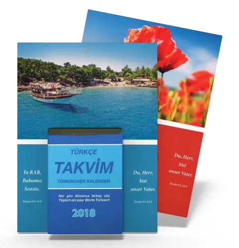 Calendrier Bonne Semence bloc et plaque (turc)