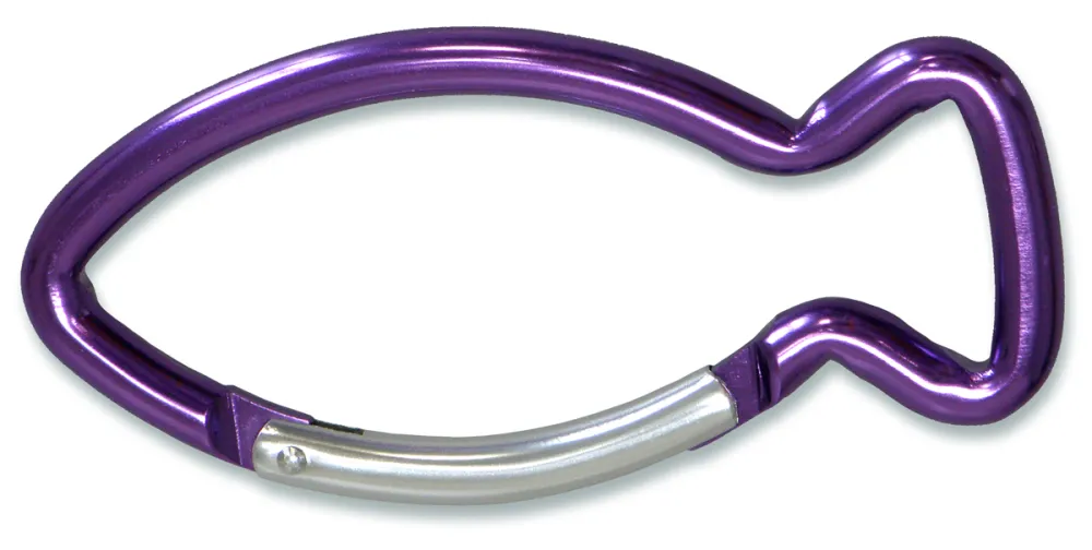 Mousqueton noir ICHTUS