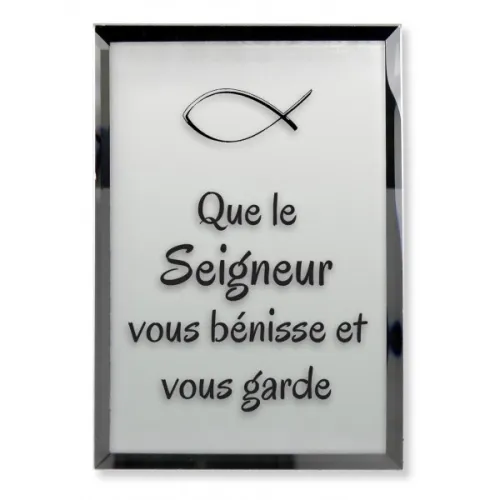 Tableau miroir "Que le Seigneur vous..."