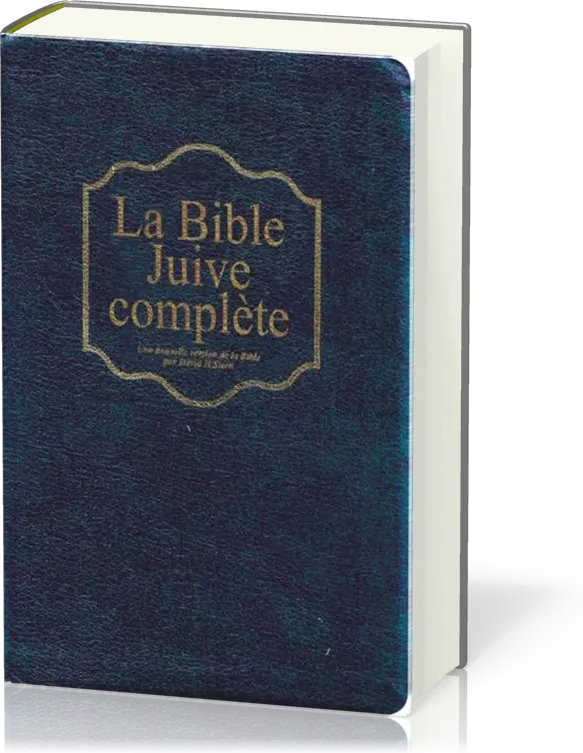 Bible juive complète souple bleu or onglets