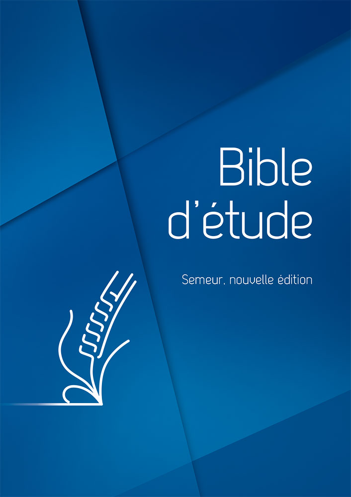 Bible Semeur Etude rigide bleu