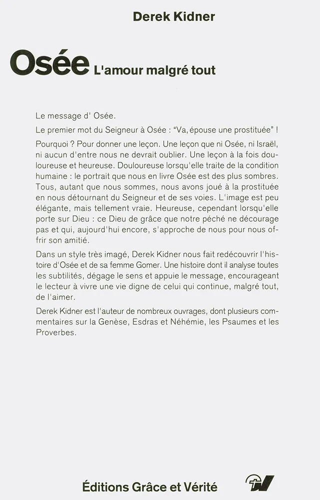 Osee lamour malgre tout