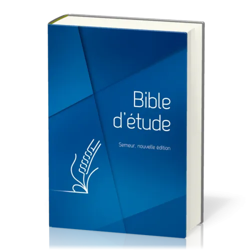 Bible Semeur Etude rigide bleu