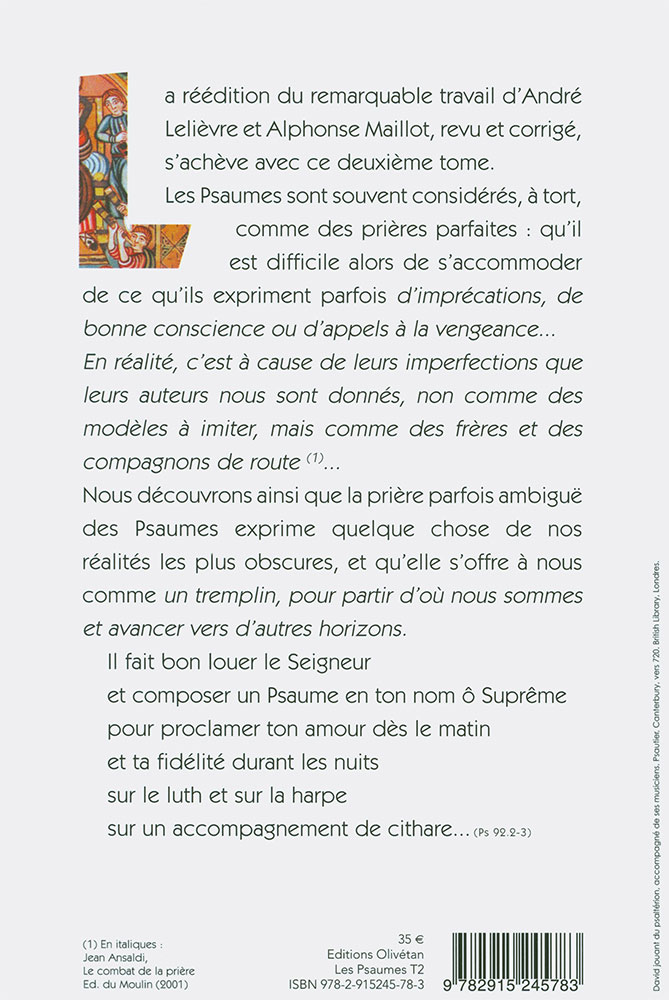 Psaumes, Les T2 - Ps 76 à 150