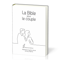Bible Semeur pour le couple rigide blanc or