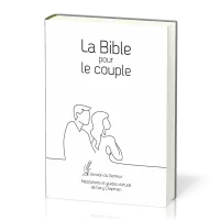 Bible Semeur pour le couple rigide blanc or