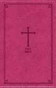 NKJV Bible deluxe Gift - pink/cross