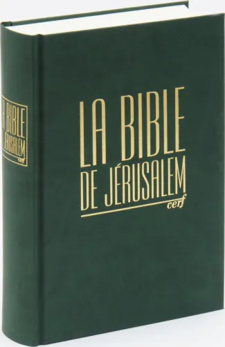 Bible de Jérusalem rigide verte