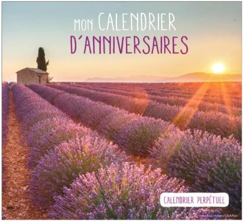 Calendrier anniversaire perpétuel avec photos