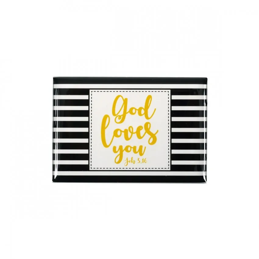 Magnet -  "God loves you"