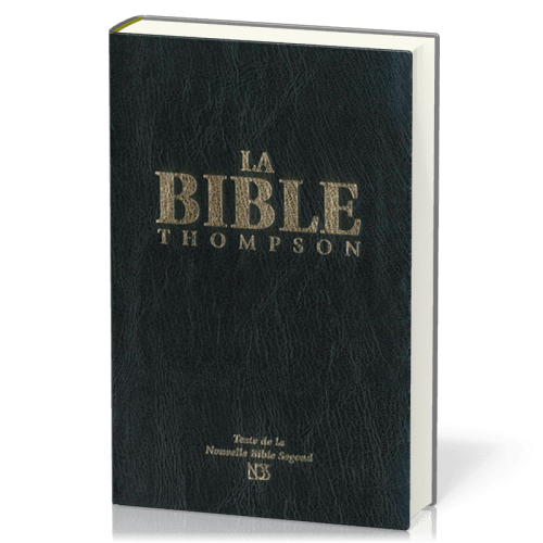 Bible NBS Thompson rigide noir or