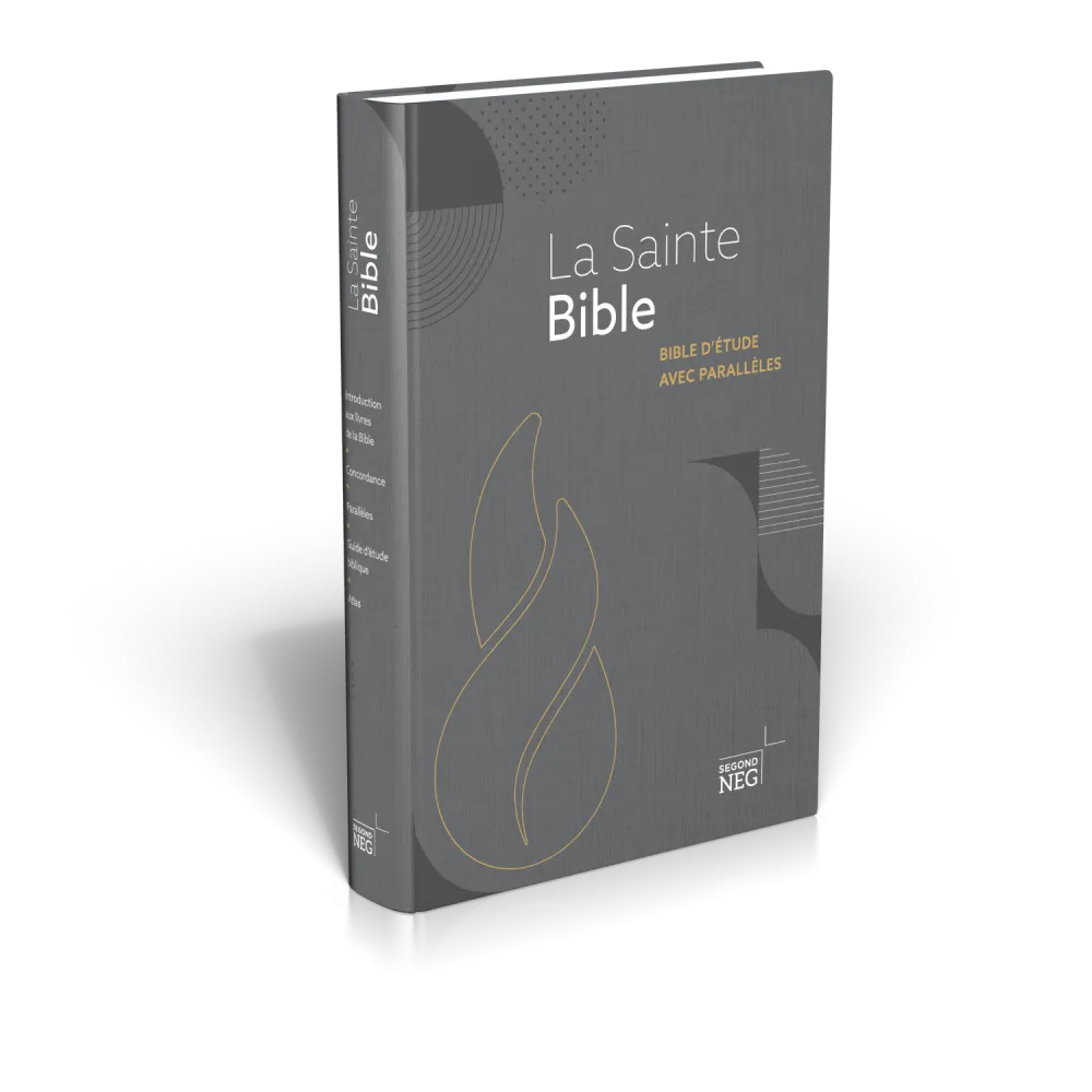 Bible NEG étude parallèles rigide gris