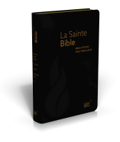 Bible NEG étude parallèles souple noire or onglets