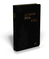 Bible NEG étude parallèles souple noire or onglets