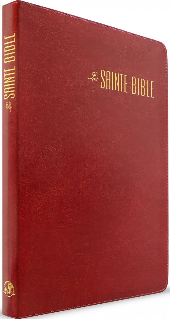 Bible Esaïe 55 confort souple Bordeaux zip