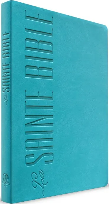 Bible Esaïe 55 souple turquoise/orange - 780