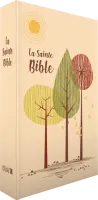 Bible Segond 1910 souple beige/arbre or