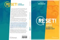 Reset! vivre la grâce à l'ére du Burn-out