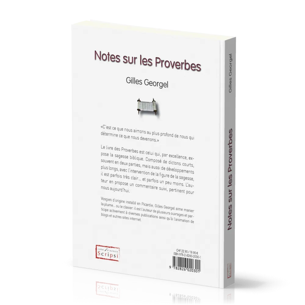 Notes sur les Proverbes