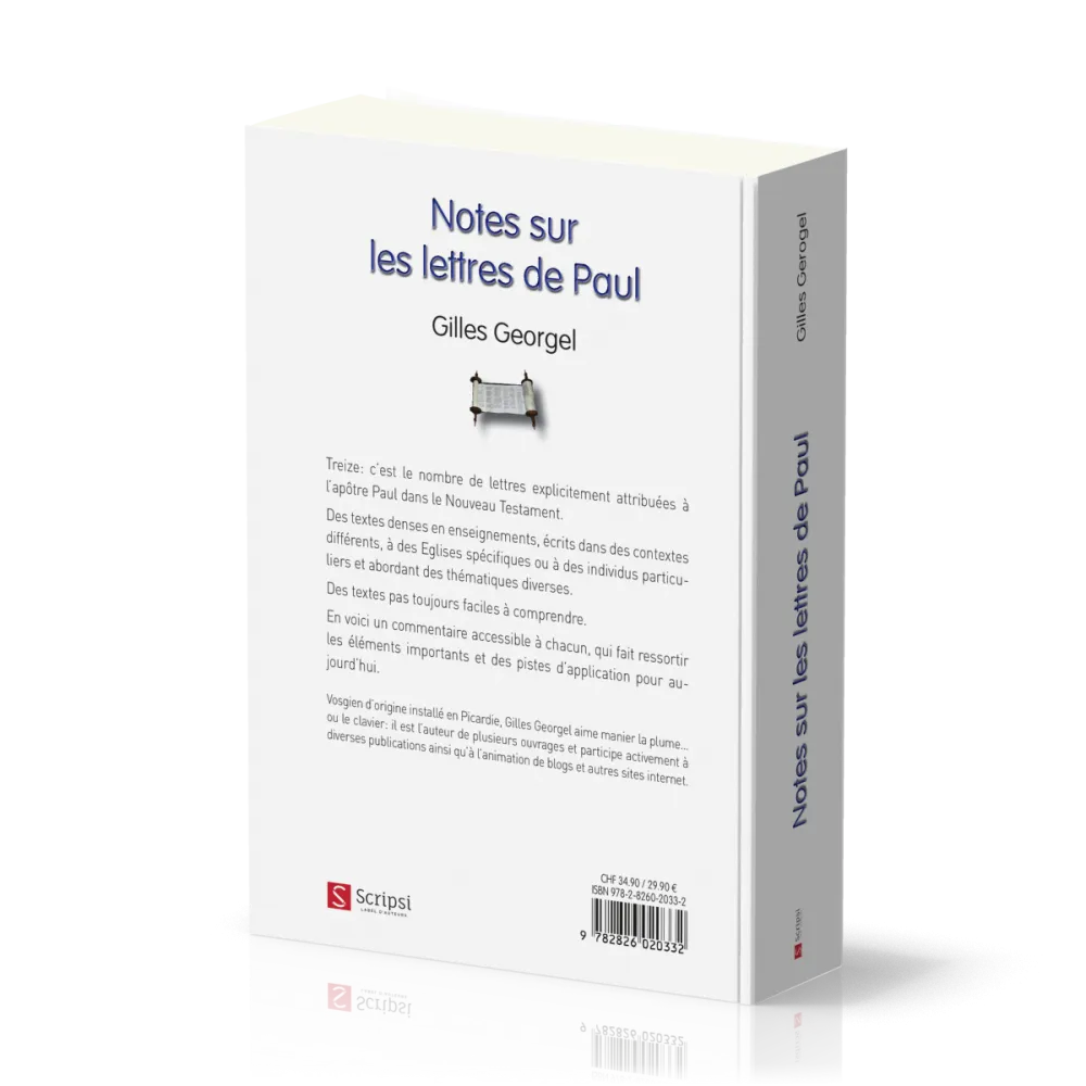 Notes sur les lettres de Paul