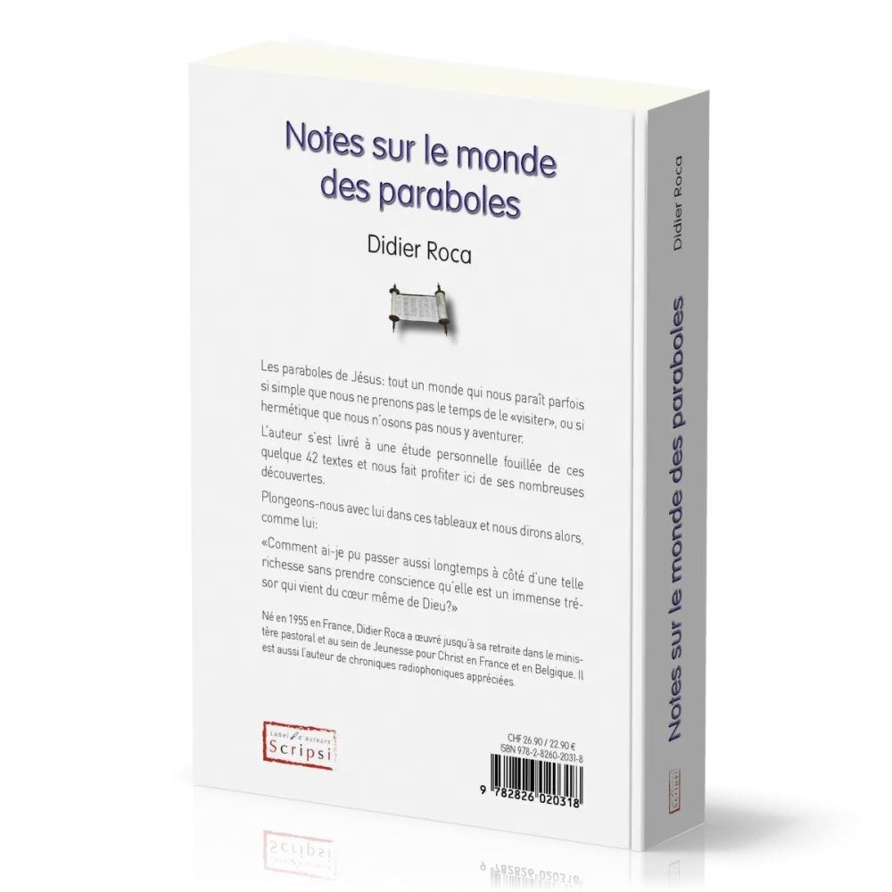 Notes sur le monde des paraboles