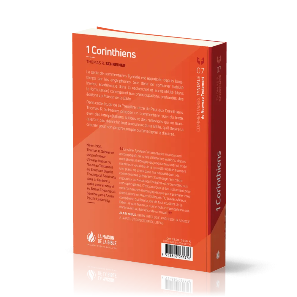 1 corinthiens - commentaire Tyndal vol 7
