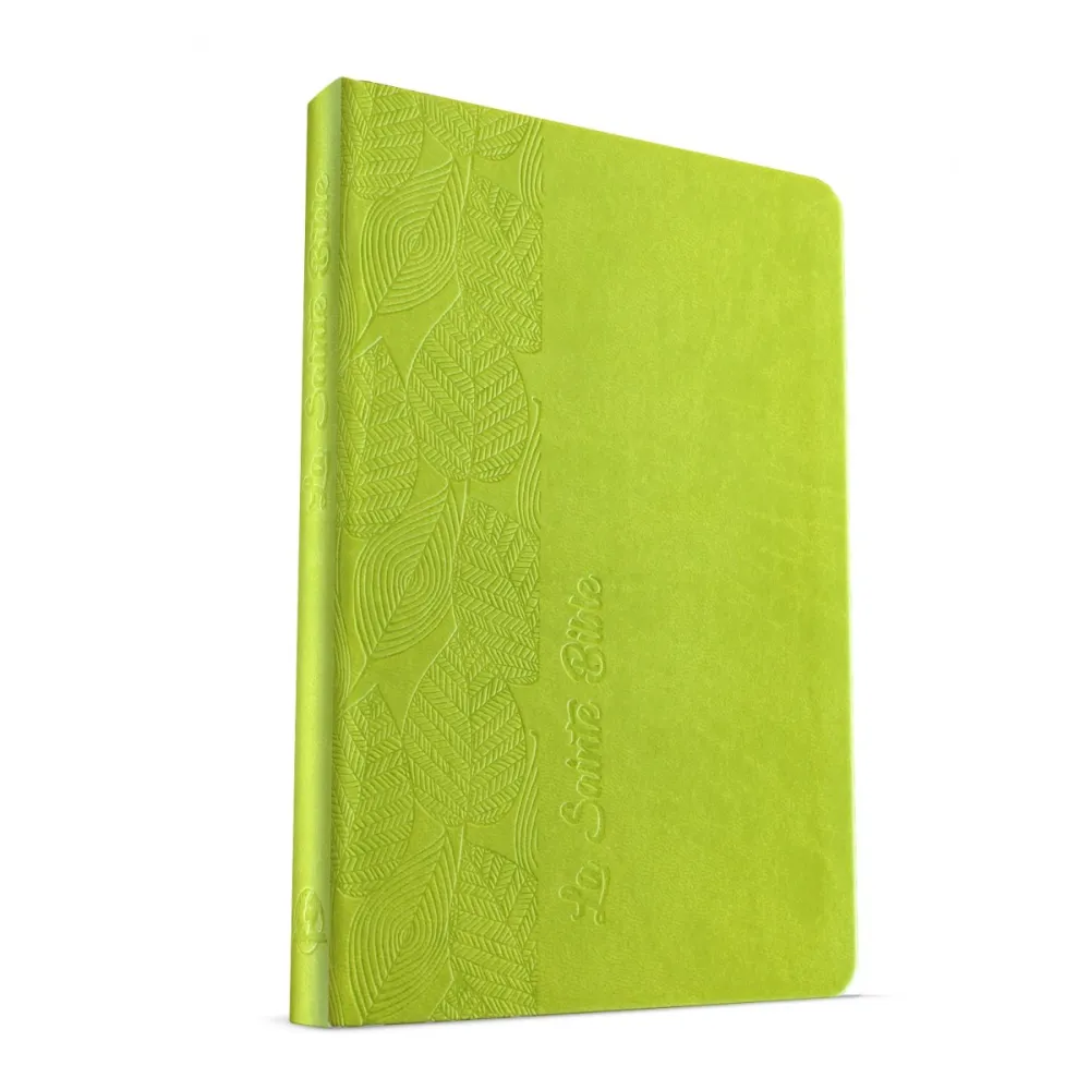 Bible Esaïe 55 souple Vert motif feuilles