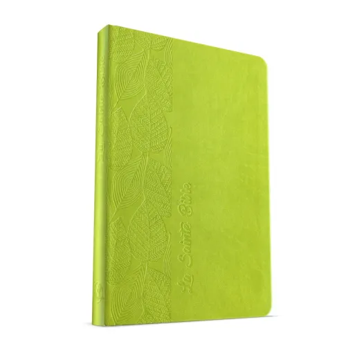 Bible Esaïe 55 souple Vert motif feuilles