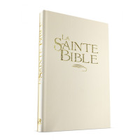 Bible Esaïe 55 confort rigide blanc or