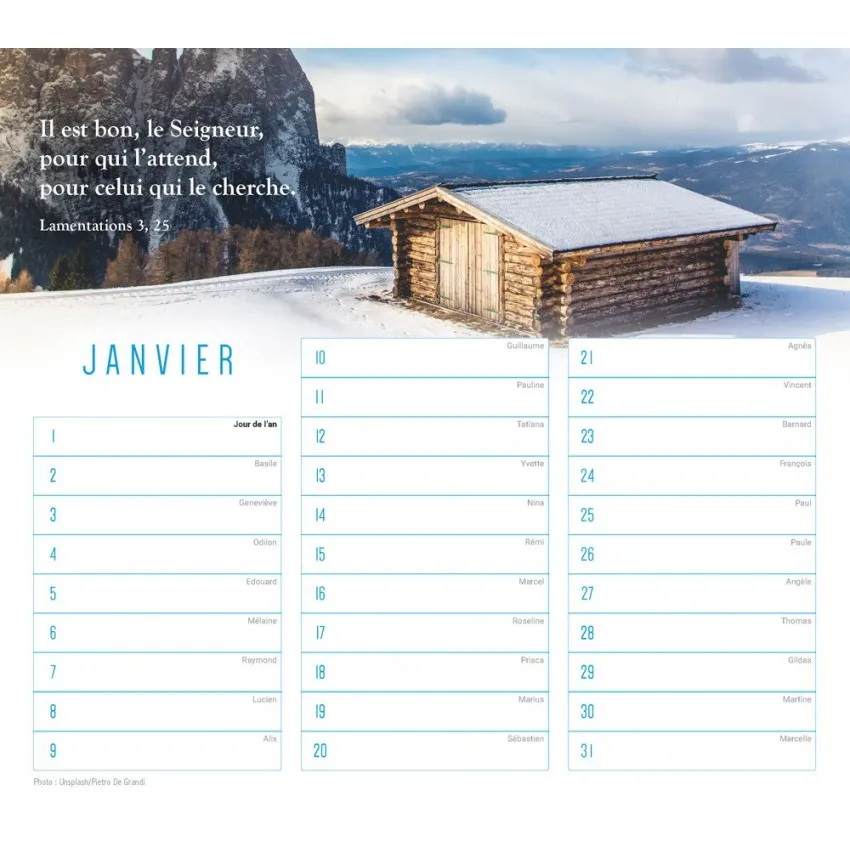 Calendrier anniversaire perpétuel - nouveau