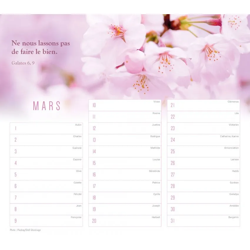 Calendrier anniversaire perpétuel - nouveau