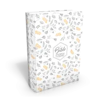 Bible SG21 Journal de bord souple Vivella blanc motifs dorés