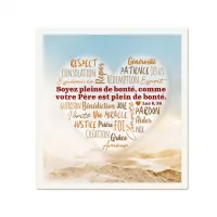 Céramique Soyez pleins de bonté, comme votre Père... - Luc 6.36