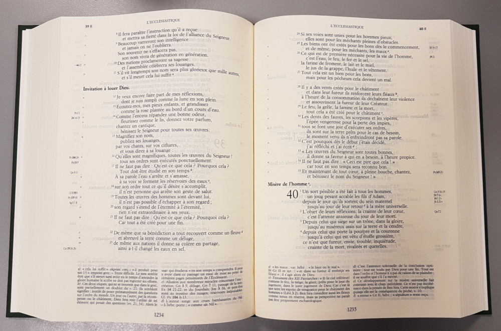 Bible de Jérusalem rigide verte