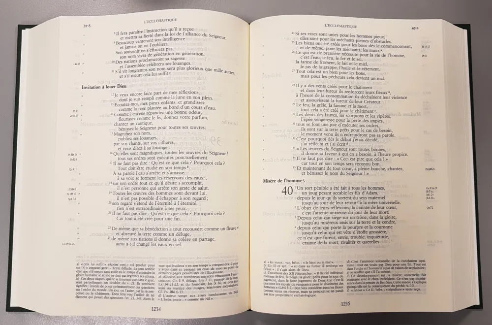 Bible de Jérusalem rigide verte