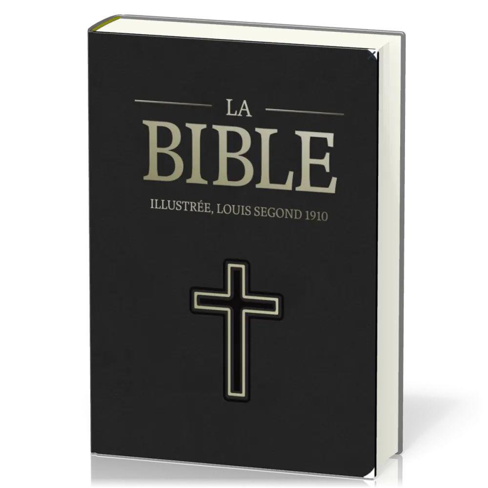 Bible Segond 1910 Illustrée souple noir